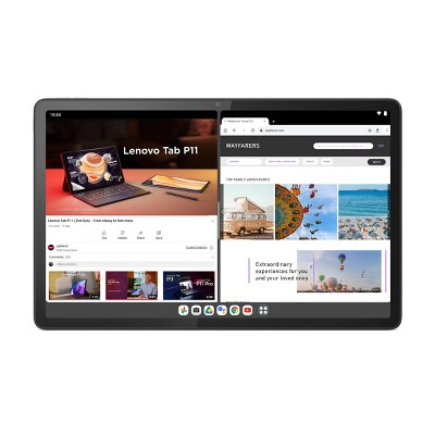 Lenovo P11 - 11.5&#34; 4GB RAM - 128GB Storage Tablet with Keyboard - Gray (ZABF0304US)_14