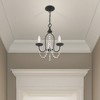 Livex Lighting Alessia 3 - Light Chandelier in  Black - 4 of 4