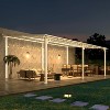 CLIHOME 20 ft. x 12 ft. Aluminum Sloped Roof Hardtop Gazebo Outdoor Pergola with UV Protection Polycarbonate Patio Cover - 2 of 4