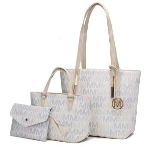 MKF Collection Aylet M Women's Vegan Leather Tote with Matching Mini Bag and Wristlet Purse by Mia K - 1 of 4