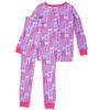 RuffleButts SoftSnooze Big Girls Ruffle Long Sleeve Pajama Set - 2 of 4