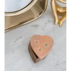 Matr Boomie Jaipuri Heart Keepsake Box - Pink Carved Marble - 3 of 3