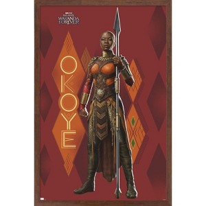 Trends International Marvel Black Panther: Wakanda Forever - Okoye Framed Wall Poster Prints - 1 of 4