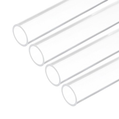 Unique Bargains Lamp Lantern Water Cooling System Acrylic Round Tubes 4 Pcs 10"