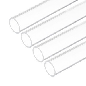 Unique Bargains Lamp Lantern Water Cooling System Acrylic Round Tubes 4 Pcs 10" - 1 of 4