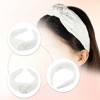 Unique Bargains Women's Floral-Pattern Knotted Headband White 1 Pc - 3 of 4