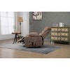 Oversized PU Leather Power Lift Recliner Chair with Dual OKIN Motors, 180¡ã Lay Flat, Multi-Function Massage, and Cup Holders - 4 of 4