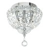 CWI Lighting Stefania 2 Light Bowl Flush Mount With Chrome Finish - 2 of 4