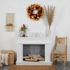 Nearly Natural 26” Fall Pumpkin, Gourd, Pinecone and Maple Leaf Artificial Autumn Wreath - 4 of 4