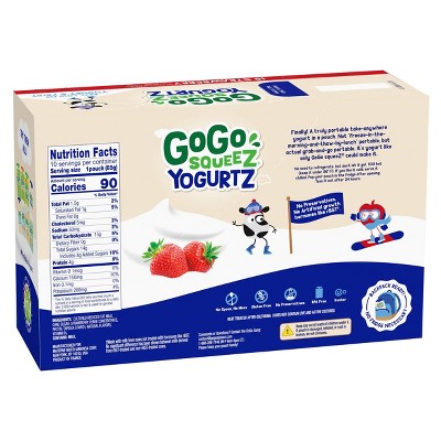 GoGo squeeZ Kids&#39; YogurtZ, Strawberry - 30oz/10ct_7