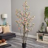 HomeStock  6.5 ft. Artificial Tree in Pot for Indoor/Outdoor - 3 of 4