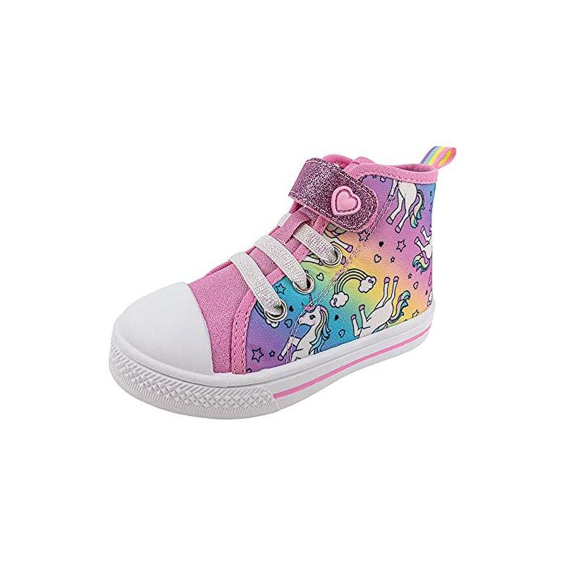 Rainbow Daze Toddler Shoes,HI Top Sneaker Slip On, 6 of 9