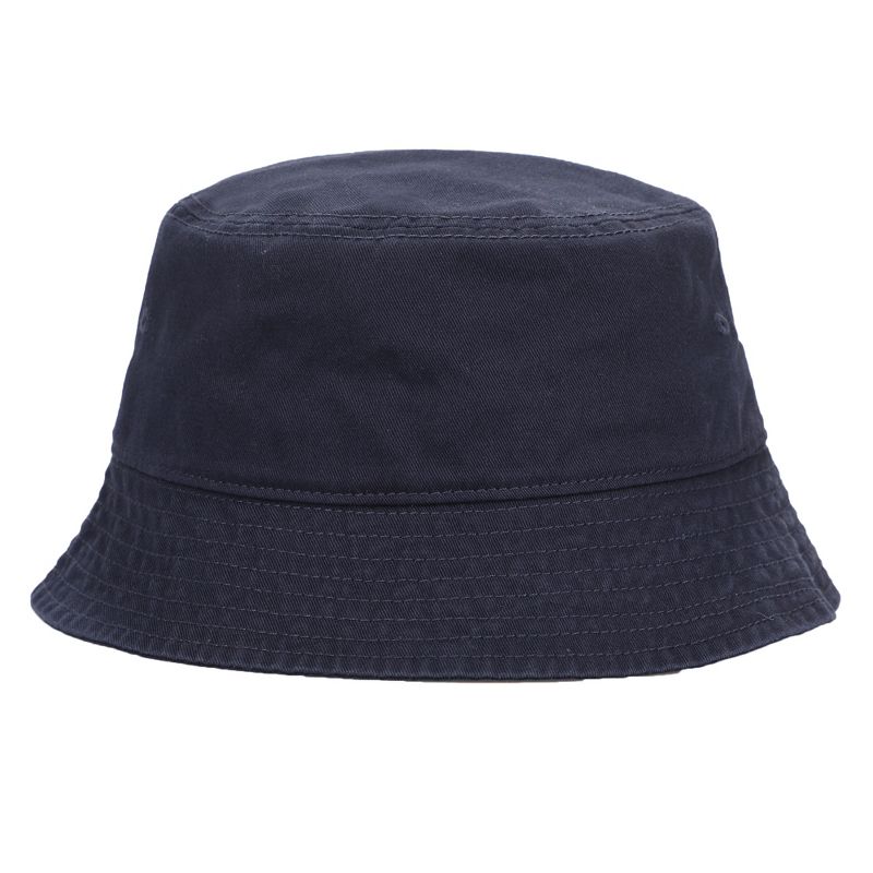 2-Pack Navy & Olive Washed 100% Cotton Bucket Hat Everyday Cotton Style Unisex Trendy Lightweight Outdoor Hot Fun Summer Beach Vacation Getaway, 3 of 8