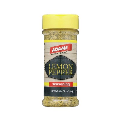 Adams Lemon Pepper Seasoning, 4.94 OZ