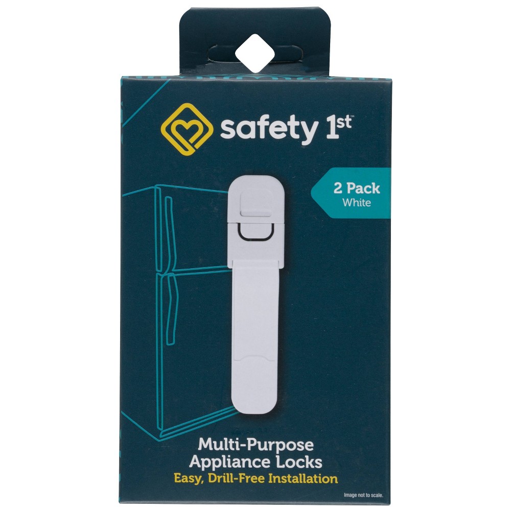 Safety 1st Multi-Purpose Appliance Lock - 2pk - White
