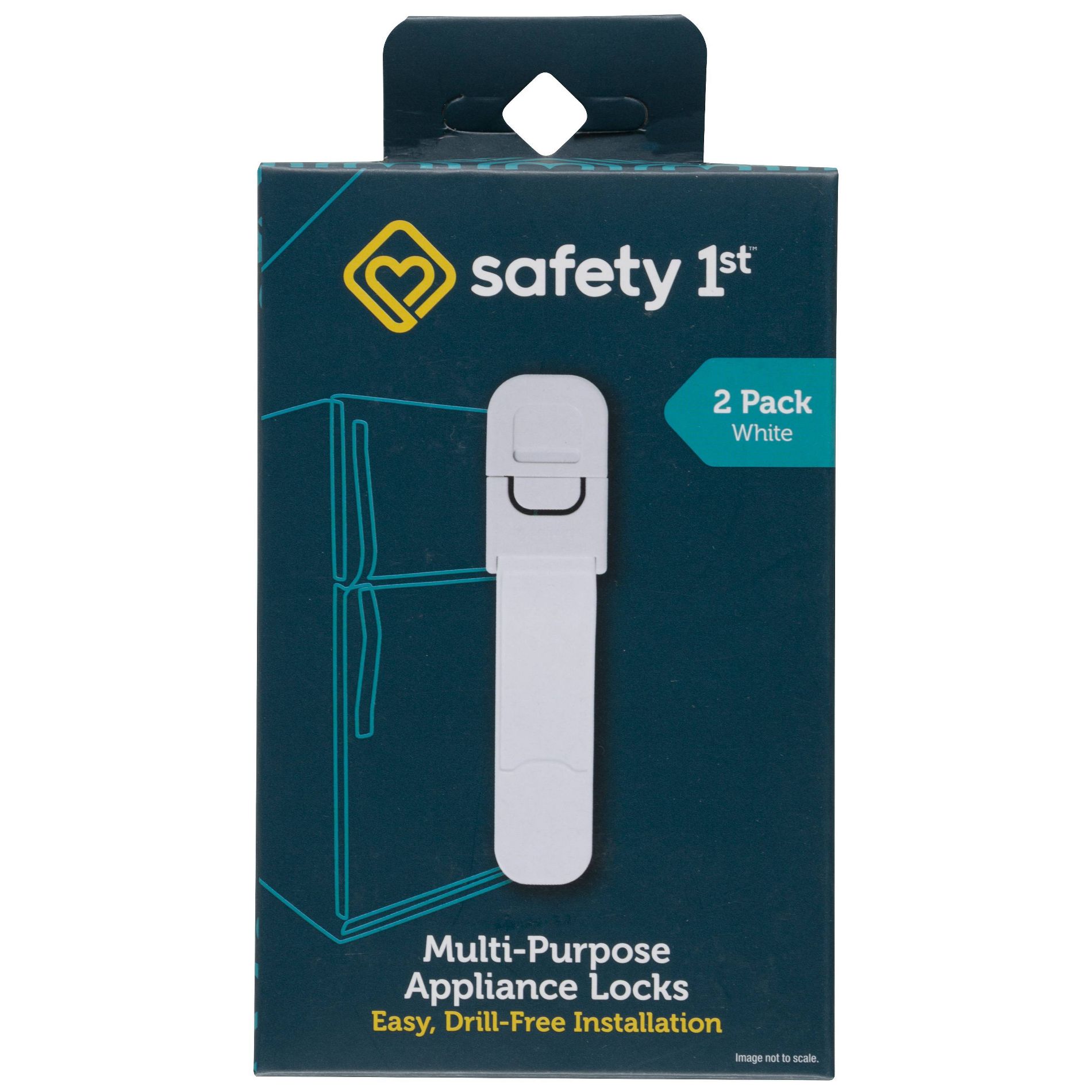 Safety 1st Multi-Purpose Appliance Locks - 2pk - White