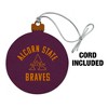 Alcorn Braves Wood Christmas Tree Holiday Ornament - 2 of 4