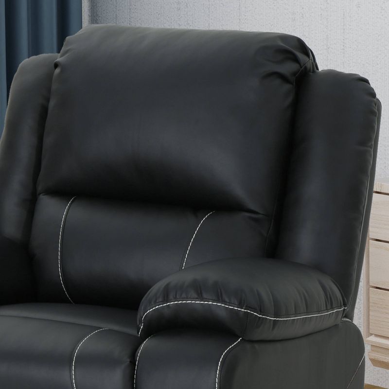 Malic Classic Tufted PU Leather Swivel Recliner - Christopher Knight Home, 5 of 9