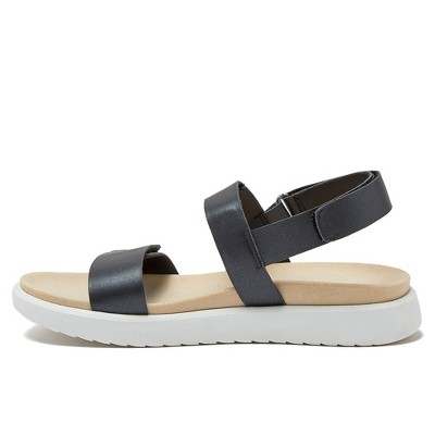Lands' End Women's Comfort Adjustable Leather Sandals - image 3