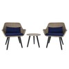 3pc Outdoor Conversation Set - TK Classics
 - image 4 of 4