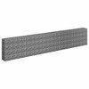 vidaXL Gabion Raised Bed Silver Galvanized Steel 177.2 x 11.8 x 35.4 in - 3 of 4