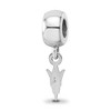 Black Bow Jewelry Sterling Silver Arizona State Sun Devils NCAA Bead Charm - 4 of 4