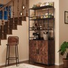 70.8"Tall Wine Cabinet Freestanding Cabinet with Cabinet Standing - 2 of 4
