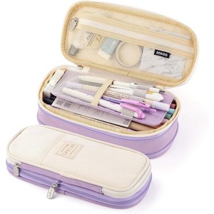 Paaaawaters Big Capacity Pencil Pen Case Office College School Large Storage High Capacity Bag Pouch Holder Box Organizer - 1 of 4
