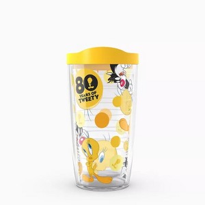 Tervis Warner Brothers - Tweety 80th Anniversary 16oz Tumbler with Wrap and Lid - 1 of 3