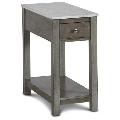 Marble top hot sale nightstand target