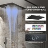 CASAINC 31" Ceiling Mounted LED Shower System & Hand Shower - 4 of 4