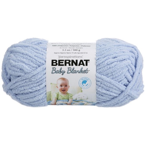 Bernat Baby Blanket Big Ball Yarn, White, 10.5 oz