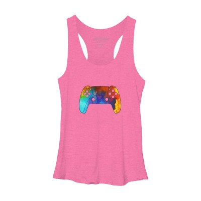Adult Design By Humans Pride Gamer Video Game Controller By Racerback Tank Top