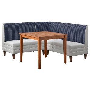 Lifestorey Sebring 4pc Breakfast Nook Dining Set - 1 of 4