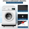 Coucheta Washing Machine Pan,Heavy-Duty Leak-Proof Drip Tray with 4 Anti-Vibration Feet, Carbon Steel Floor Saver for Washer & Dryer,Multi-Size - 4 of 4