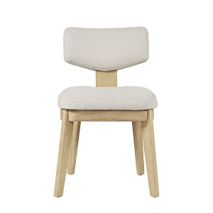 Jofran,Tate Mid-Century Modern Split Back Upholstered Dining Chair (Set of 2) - 1 of 4