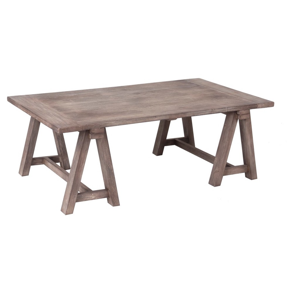 Duane Rectangular Mahogany Coffee Table - Brown - East At Main