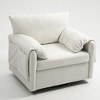 NicBex Modern Swivel Accent Chair Oversized Armchair Comfy Chair Single Sofa Chair Lounge Chair for Living Room, Reading Room - 3 of 4