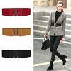 INSPIRE CHIC Women's Bowknot Shaped Interlocking Buckle Elastic Waistband - 4 of 4