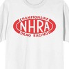 National Hot Rod Association NHRA, Car, Fastest Vehicles, Vintage, SPEED FOR ALL , Championship on White Short Sleeve Adult T-Shirt - 2 of 3