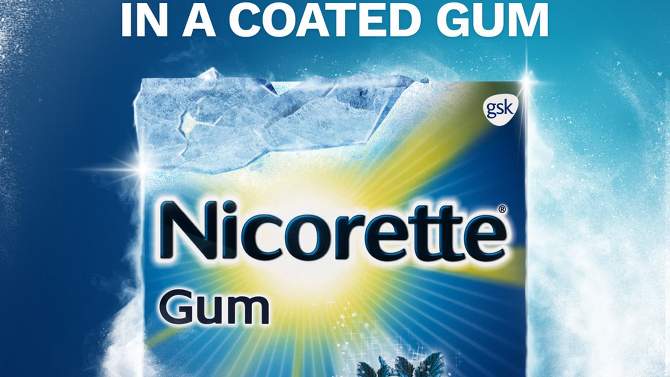 Nicorette 2mg Stop Smoking Aid Gum - White Ice Mint, 2 of 17, play video
