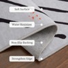 Modern Geometric Area Rug Farmhouse Stripe Area Rug Living Room Stain Resistant Non-Slip Carpet for Bedroom Dining Room - 4 of 4