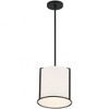 Crystorama Lighting Carlyn 1 - Light Pendant in  Black - 3 of 4