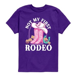 Boys' - Barbie - Not My First Rodeo Barbie Short Sleeve Graphic T-Shirt - 1 of 3
