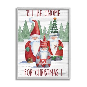 Stupell Industries Gnome For Christmas Phrase, 11'' x 14'' - 1 of 4