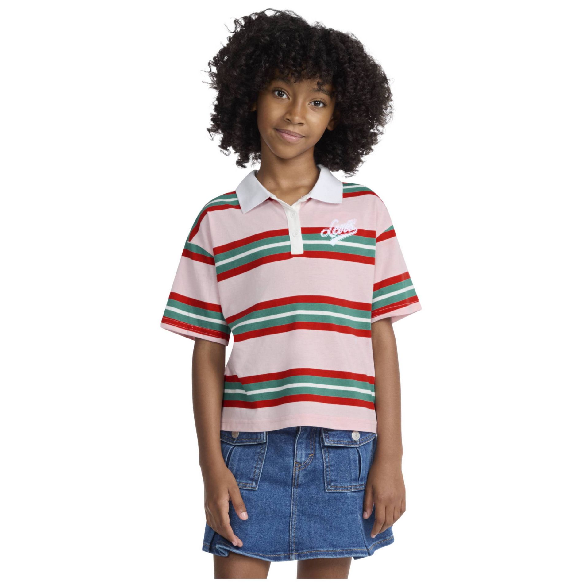 Levi's® Girls' Rodeo Cargo Skort - Medium Wash 8