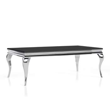 Forge Glam Glass Top Coffee Table - miBasics