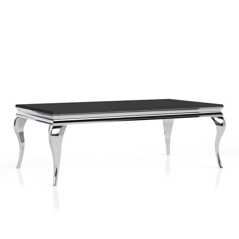 Forge Glam Glass Top Coffee Table - miBasics, 1 of 6