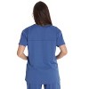 Just Love Solid Stretch Scrub Top for Women Mock Wrap Nursing Shirt - 3 of 3