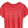 Women's - Star Wars - Logo Outline Short Sleeve Graphic T-Shirt - 2 of 4